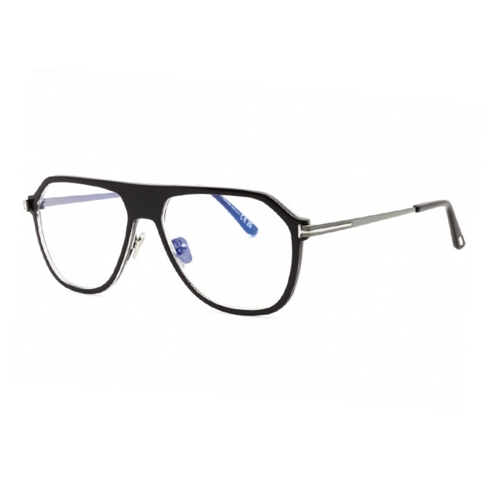 TOM FORD Eyeglasses FT5943-B 050 Dark Brown / Ruthenium 56mm